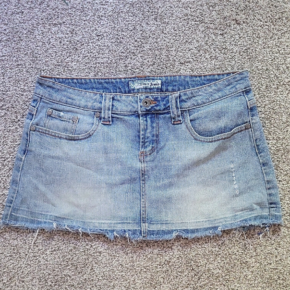 Denim Mini Skirt